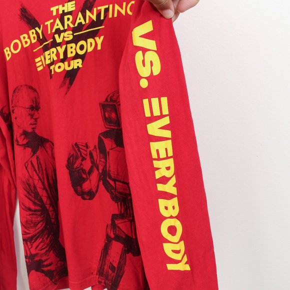 Logic Shirt Mens Red Bobby Tarantino vs Everybody 2018 Tour Tee - Picture 7 of 11